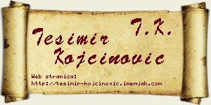 Tešimir Kojčinović vizit kartica
